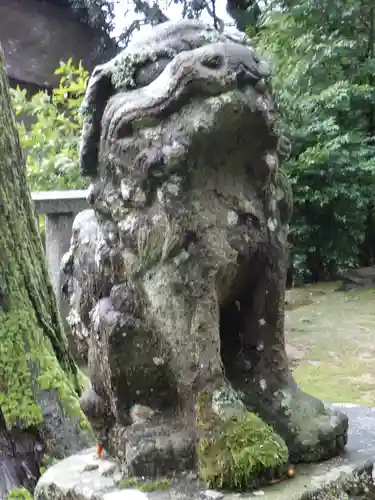 栗溪神社の狛犬