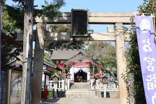 元郷氷川神社の鳥居