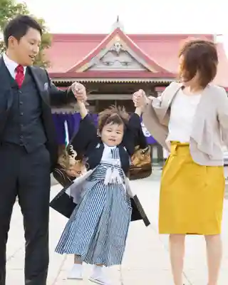 釧路一之宮 厳島神社の七五三参