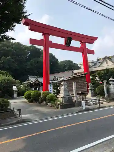 武州柿生琴平神社の鳥居