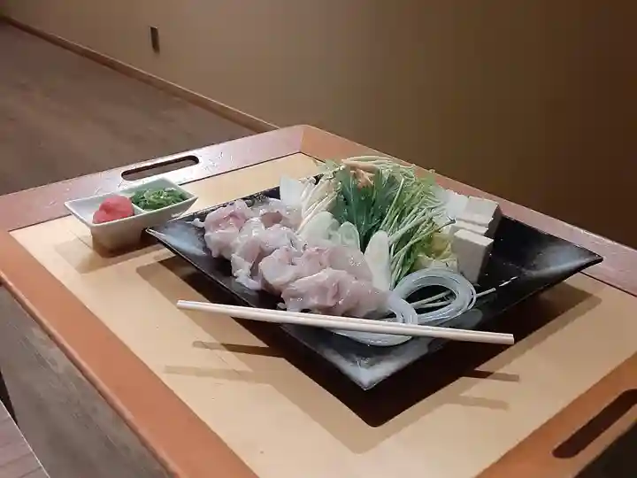 炬口八幡神社の食事