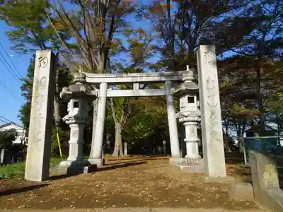 沓掛香取神社の鳥居