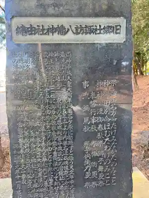 諏訪八幡神社の歴史