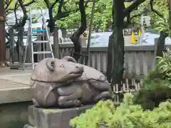 牛天神北野神社の狛犬