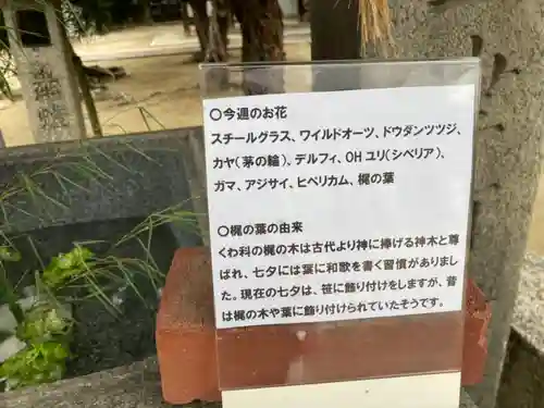 三津厳島神社の手水舎