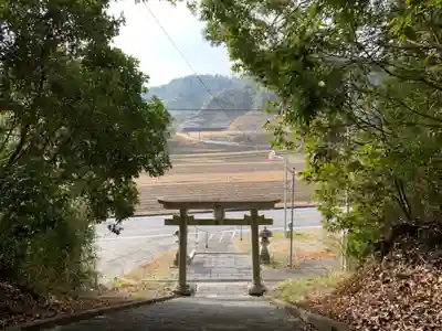 熊野神社の景色