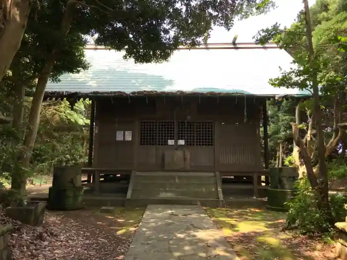 白旗神社の本殿