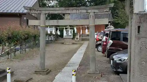 白山神社の鳥居