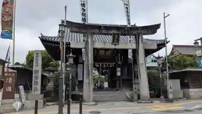 櫛田神社の鳥居