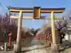 朝日森天満宮の鳥居