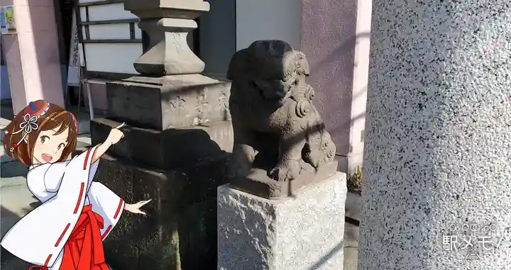青砥神社の狛犬