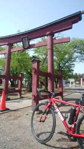 古尾谷八幡神社の鳥居