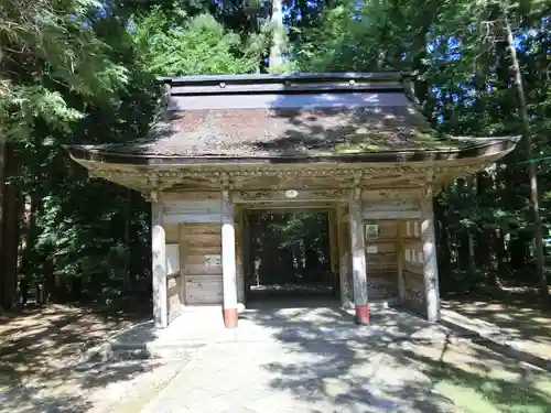 若狭彦神社（上社）の山門・神門