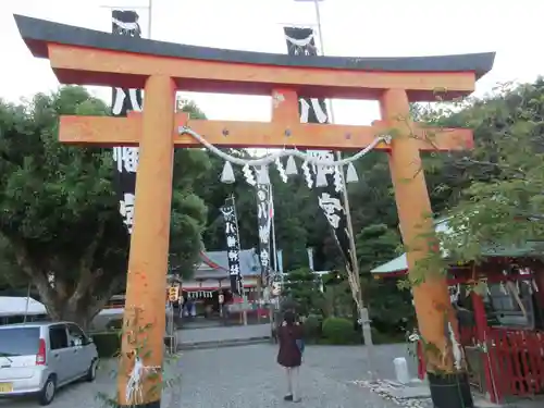 勝浦八幡神社の鳥居