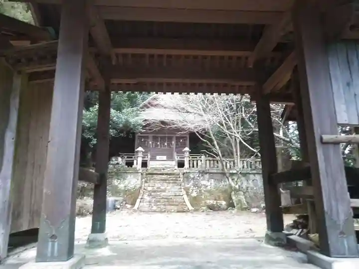 七所神社の山門・神門