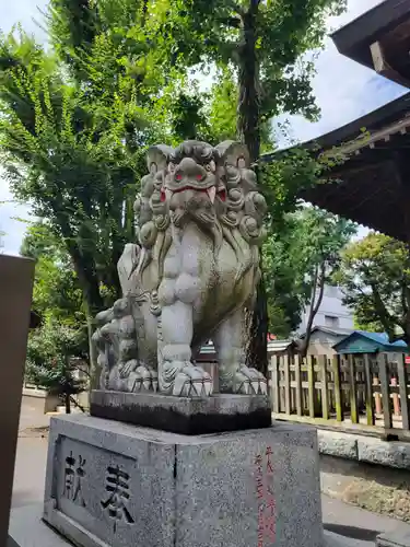 お三の宮日枝神社の狛犬