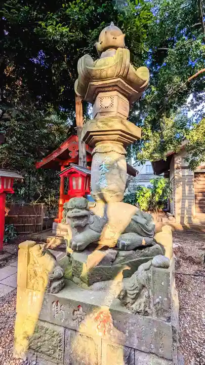 岩槻久伊豆神社の狛犬