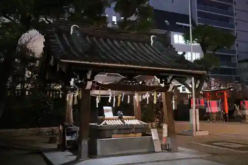 難波神社の手水舎