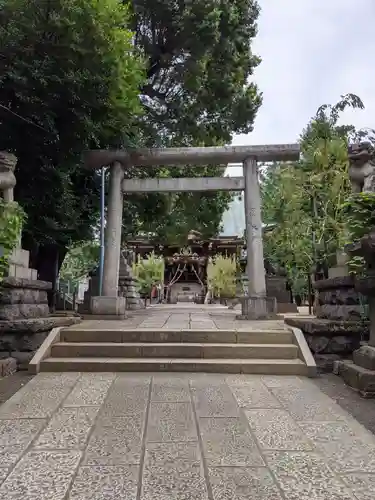 諏訪神社の鳥居