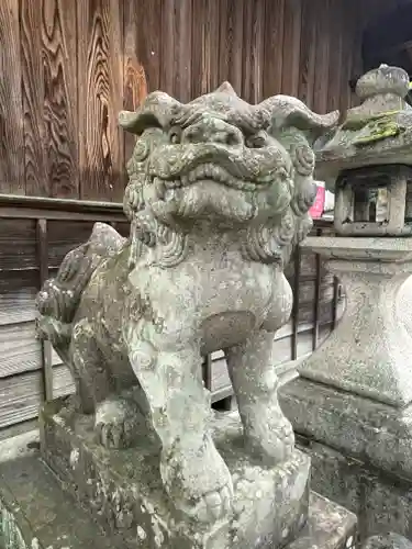 中野神社の狛犬