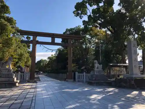 和泉國一之宮　大鳥大社の鳥居