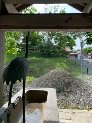 釧路一之宮 厳島神社の手水舎