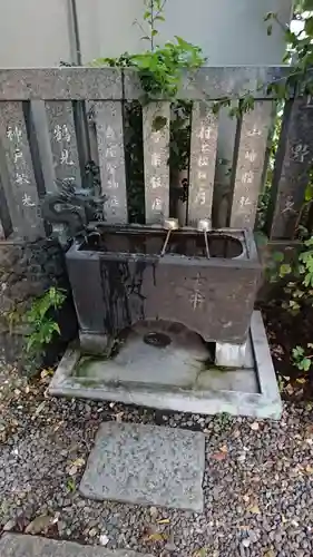 大井蔵王権現神社の手水舎