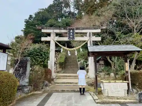 飛鳥坐神社の鳥居
