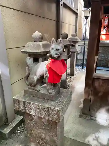 朝日神社の狛犬