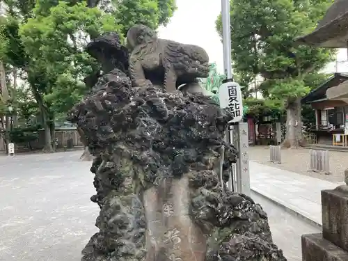 お三の宮日枝神社の狛犬