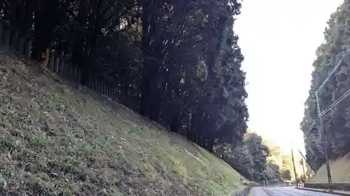 明治天皇伏見桃山陵の自然