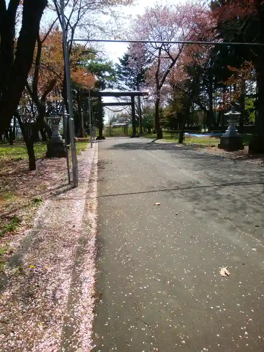 公園八幡宮の庭園