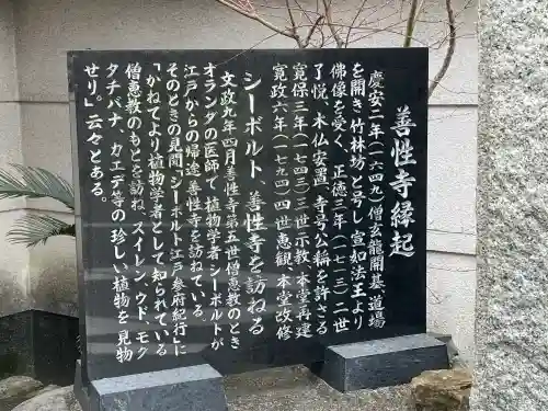 善性寺の{uncategorized: "未分類", other: "その他", undefined: "問題あり", building: "その他建物", grave: "お墓", sacred_gate: "鳥居", guardian: "狛犬", statue: "像", buddha: "仏像", history: "歴史", nature: "自然", garden: "庭園", animal: "動物", pagoda: "塔", temizu: "手水舎", mountain_gate: "山門・神門", sanctuary: "本殿・本堂", subordinate: "末社・摂社", art: "芸術", scenery: "景色", jizo: "地蔵", ema: "絵馬", goshuin: "御朱印", omikuji: "おみくじ", items: "授与品その他", amulet: "お守り", goshuincho: "御朱印帳", eats: "食事", festival: "お祭り", votive_dance: "神楽", shichigosan: "七五三参", wedding: "結婚式", experience: "体験その他", initially: "初詣", around: "周辺", anti_infection: "感染症対策"}