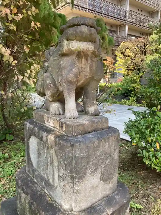 成子天神社の狛犬
