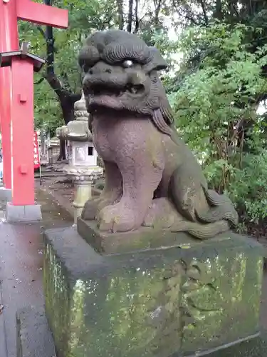 峯ヶ岡八幡神社の狛犬