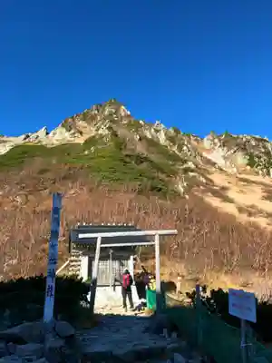 信州駒ヶ岳神社の鳥居