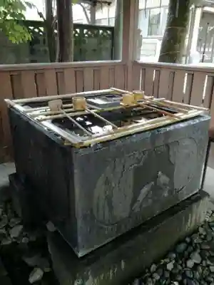 春日部八幡神社の手水舎