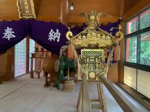 荻作神社のお祭り