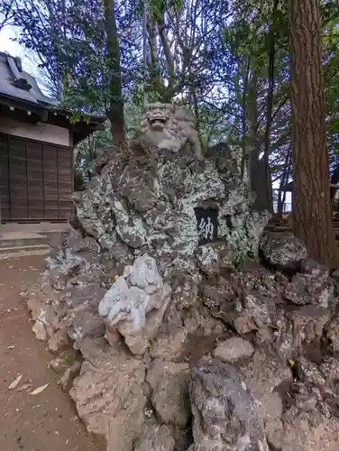 根上神社の狛犬