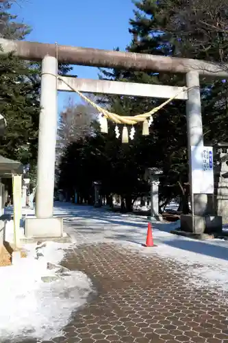 帯廣神社の鳥居