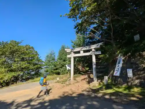 日光二荒山神社奥宮の鳥居