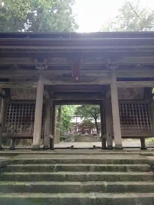 桙衝神社の山門・神門