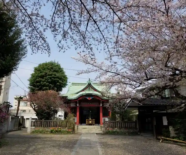 筑土八幡神社の本殿・本堂