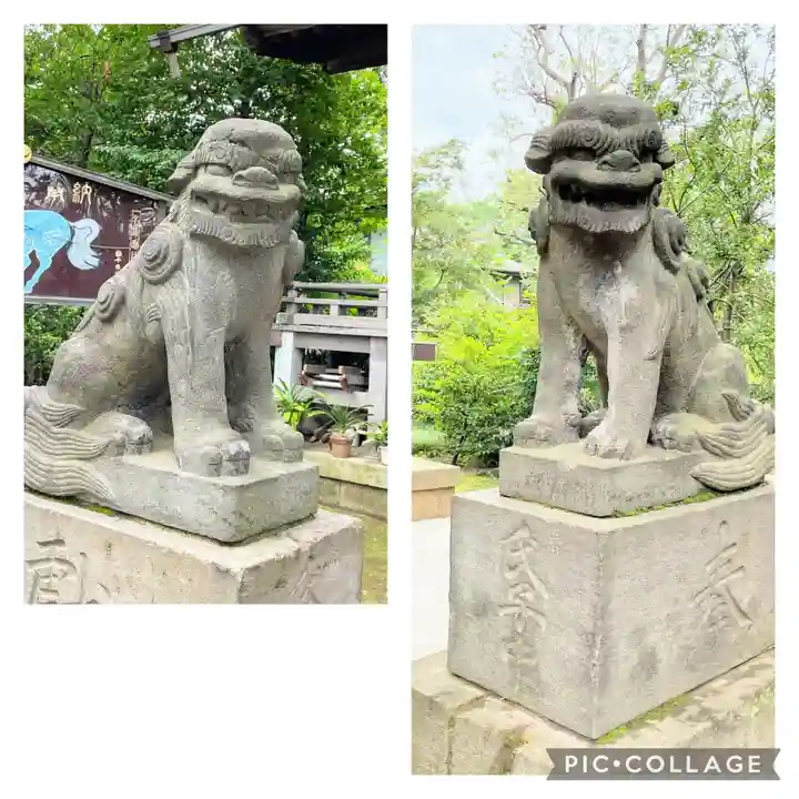 千束八幡神社の狛犬