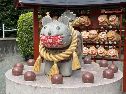 産泰神社の狛犬