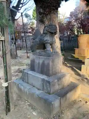 西向天神社の狛犬
