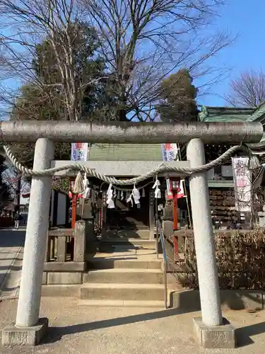 川越八幡宮の鳥居