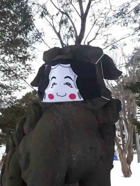 北広島市総鎮守 廣島神社の狛犬