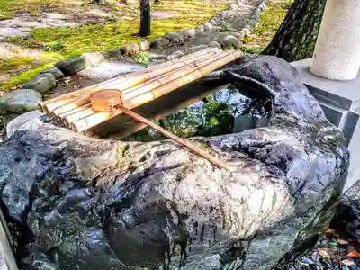 神明社（亥新田神明社）の手水舎