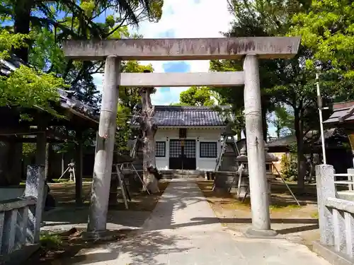 土江神社の鳥居